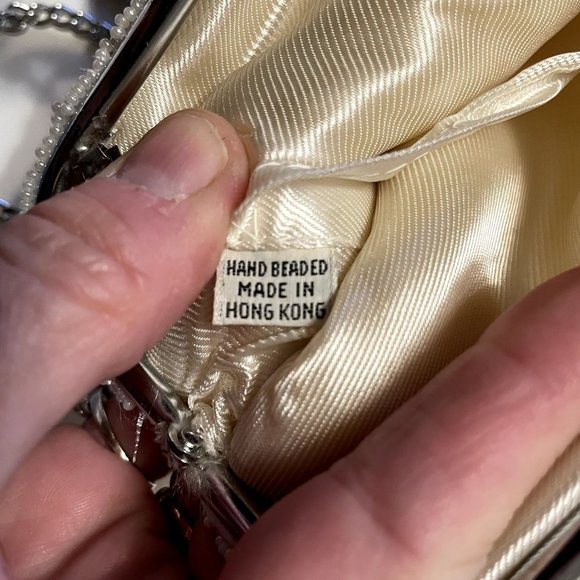 COPY - Vintage Hand Beaded Sequin Evening Bag - Picture 7 of 7